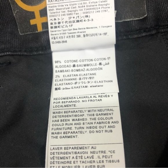 Sisley Lima Slip Carrot Fit Distressed Jeans - Picture 4 of 10